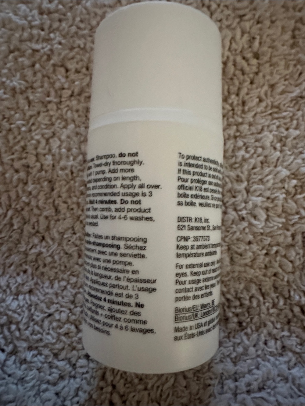 K18 Biomimetic Hairscience Leave-In Molecular Repair Hair Mask -1.7 oz - Picture 2 of 4